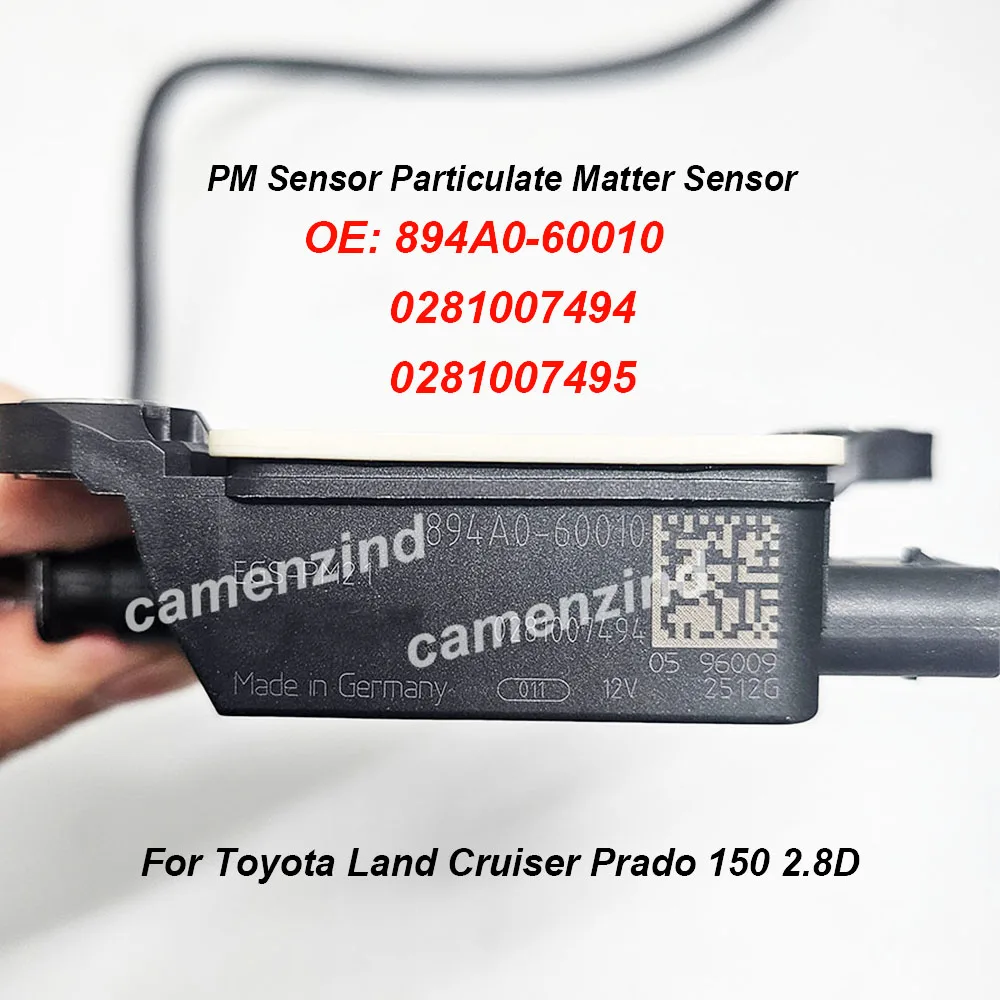 

894A0-60010 894A060010 0281007494 0281007495 PM Diesel Exhaust Particulate Matter Sensor For Land Cruiser Prado 150 2.8D