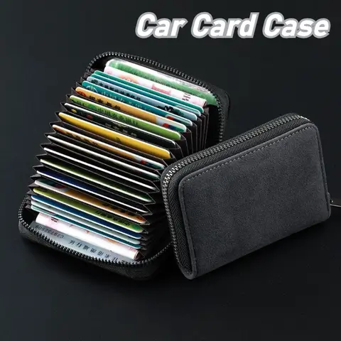 Borsa organizer per patente di guida Portafoglio Porta carte per auto Moneta per Alphard Avensis Auris Yaris Corolla Crown YARIS
