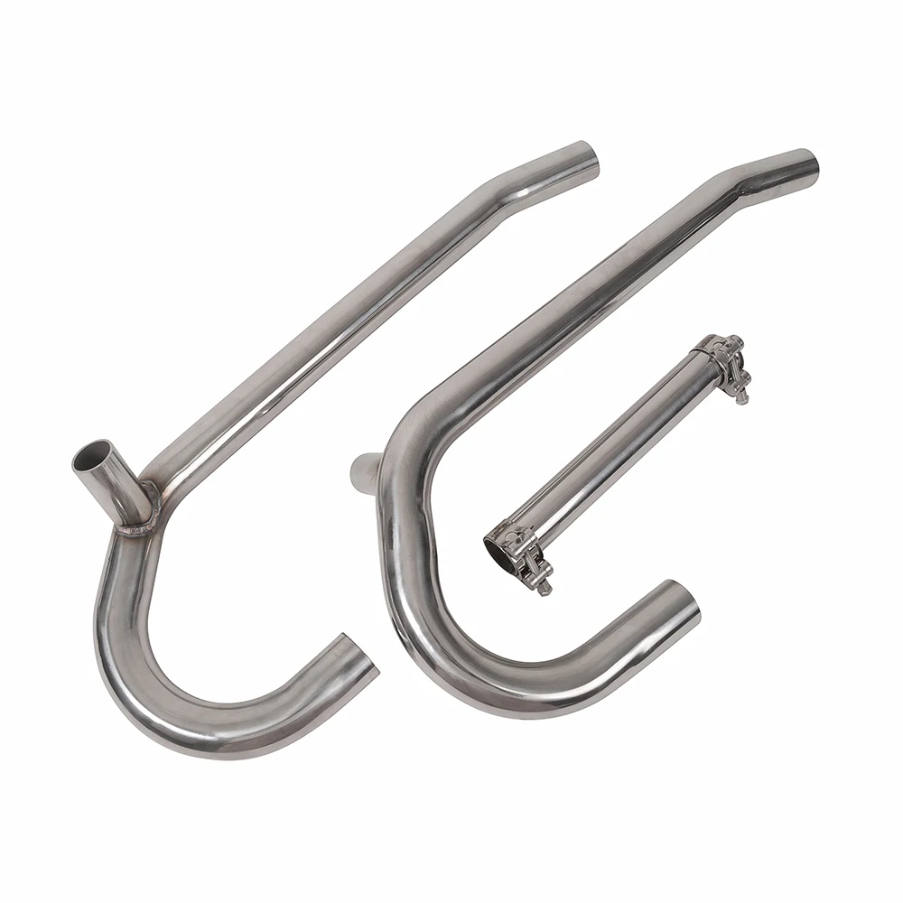 

for BMW R100 Exhaust Header 40mm Motorcycle Muffler Pipe Collector Manifold Stainless Steel Cafe Racer Accessories