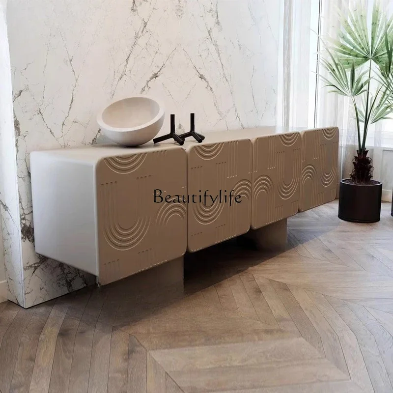 

ls 27 Home Silent Wind Retro Side Cabinet Storage Italian Art Designer Dining Side Cabinet