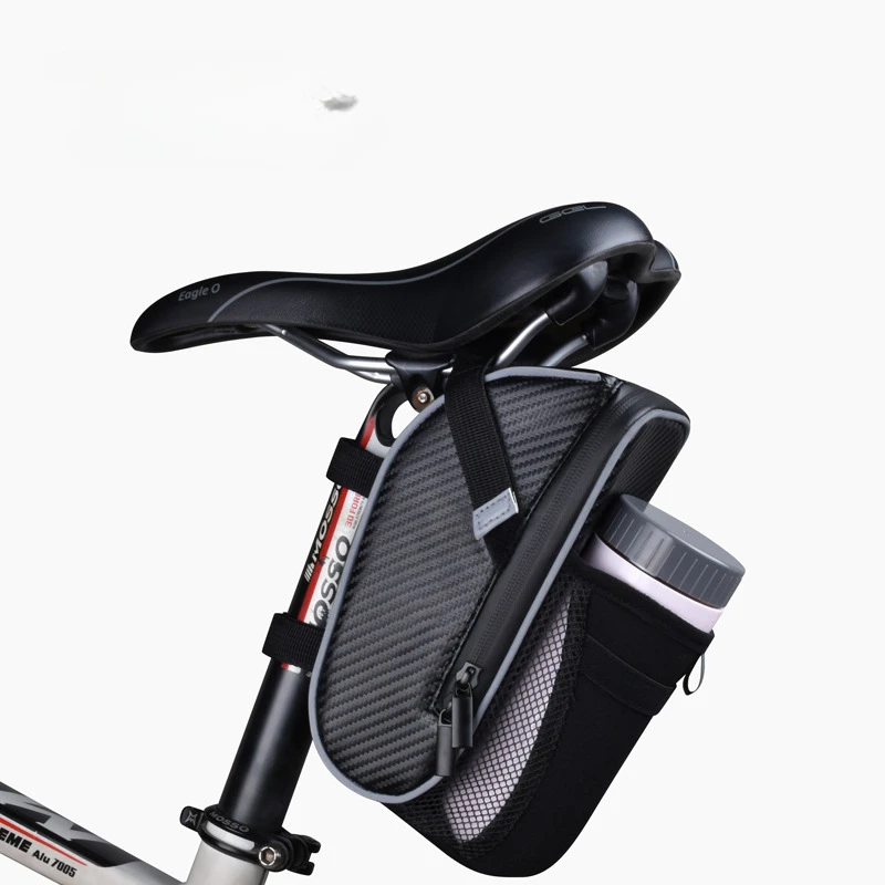 

Outdoor Cycling Water Bottle Bag, Rear Bag, Waterproof and Reflective Bicycle Kit, Saddle Bag, Bike Accessories, Cycling Bag