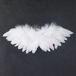 1PC White/Black DIY Doll Baby Kid Mini Feather Angel Wing Newborn Photography Dog Pet Prop Doll Clothes Wings Diy Sew Access