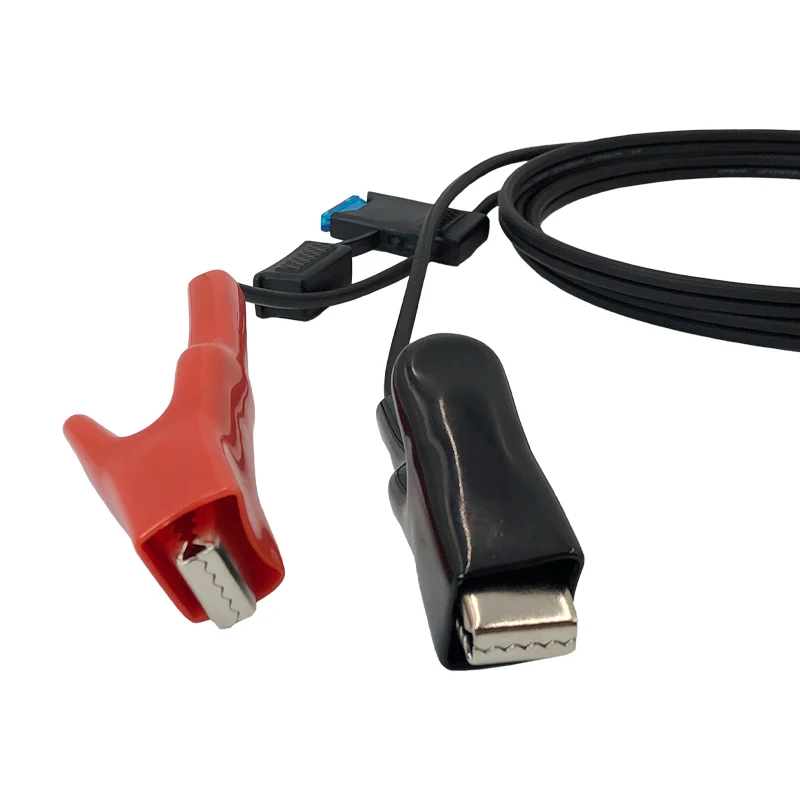 Power Cable A00400 Replacement For Trimble For With Heavy Duty Alligator Clips Wired To Female 2-pin Connector