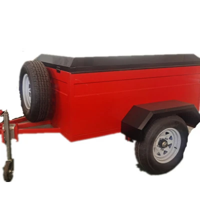 （Factory Direct Sale）China Hot Box Camping Trailer Luggage Trailers for Cars Small Car Trailer for Small Car