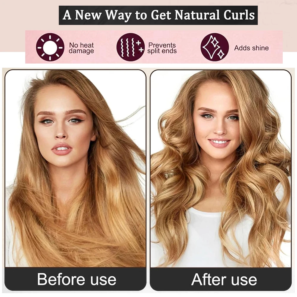 3psc/Set Keine Wärme Haar Curler Über Nacht Keine Wärme Curling Stick Keine Wärme Locken Zu Schlafen In Nacht DIY haar Styling Werkzeuge