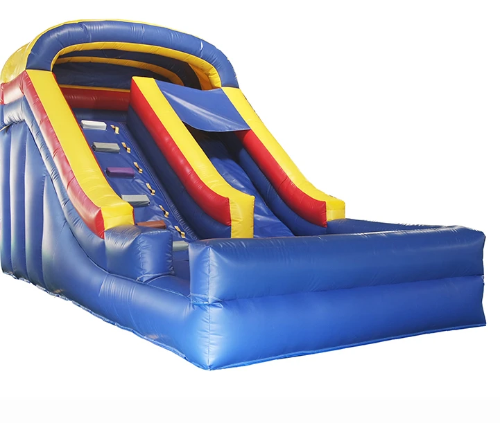 New design air bouncer inflatable castle trampoline with slide for kids inflatable water slide adult