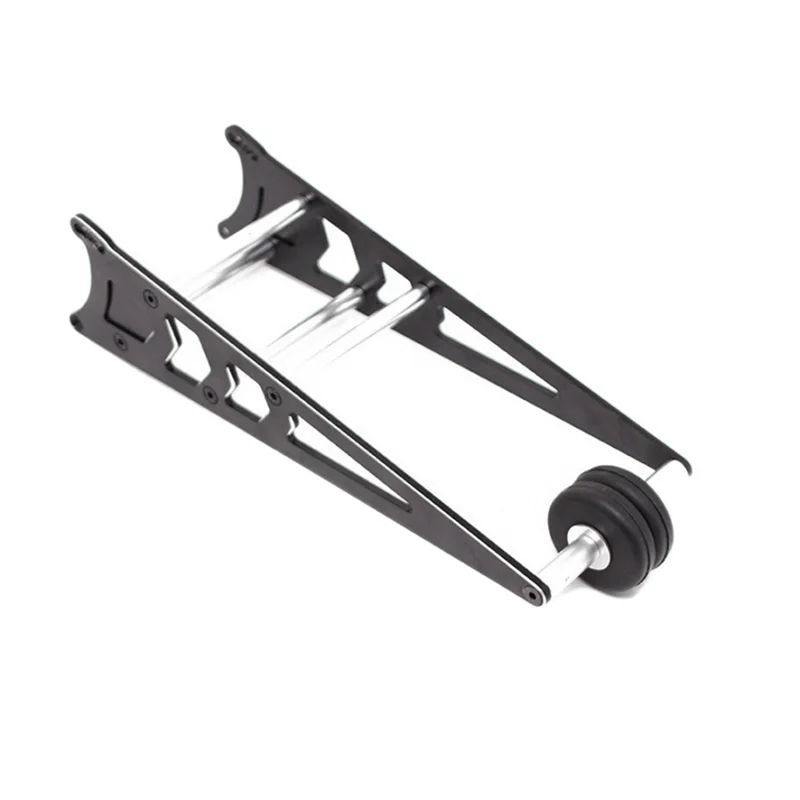 ABUM-Metal Tail Wheel Head-Up Wheelie Bar For Traxxas 1/10 Bandit 2WD Slash Parts Aluminim RC Car Modification Accessories