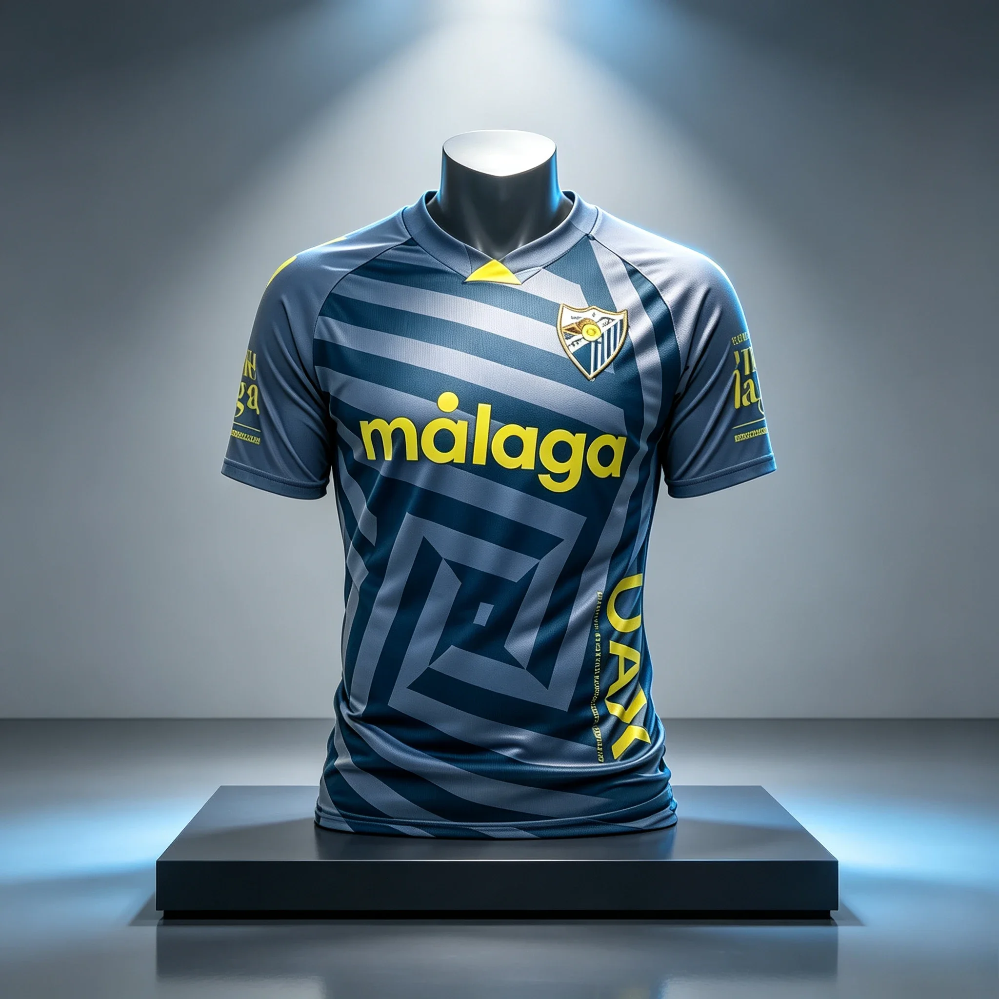 2026 Malaga CF Football Jersey Unisex Casual Quick‑Dry T‑Shirt For Outdoor Sports Family Parent‑child Sports Tops Adults Kids