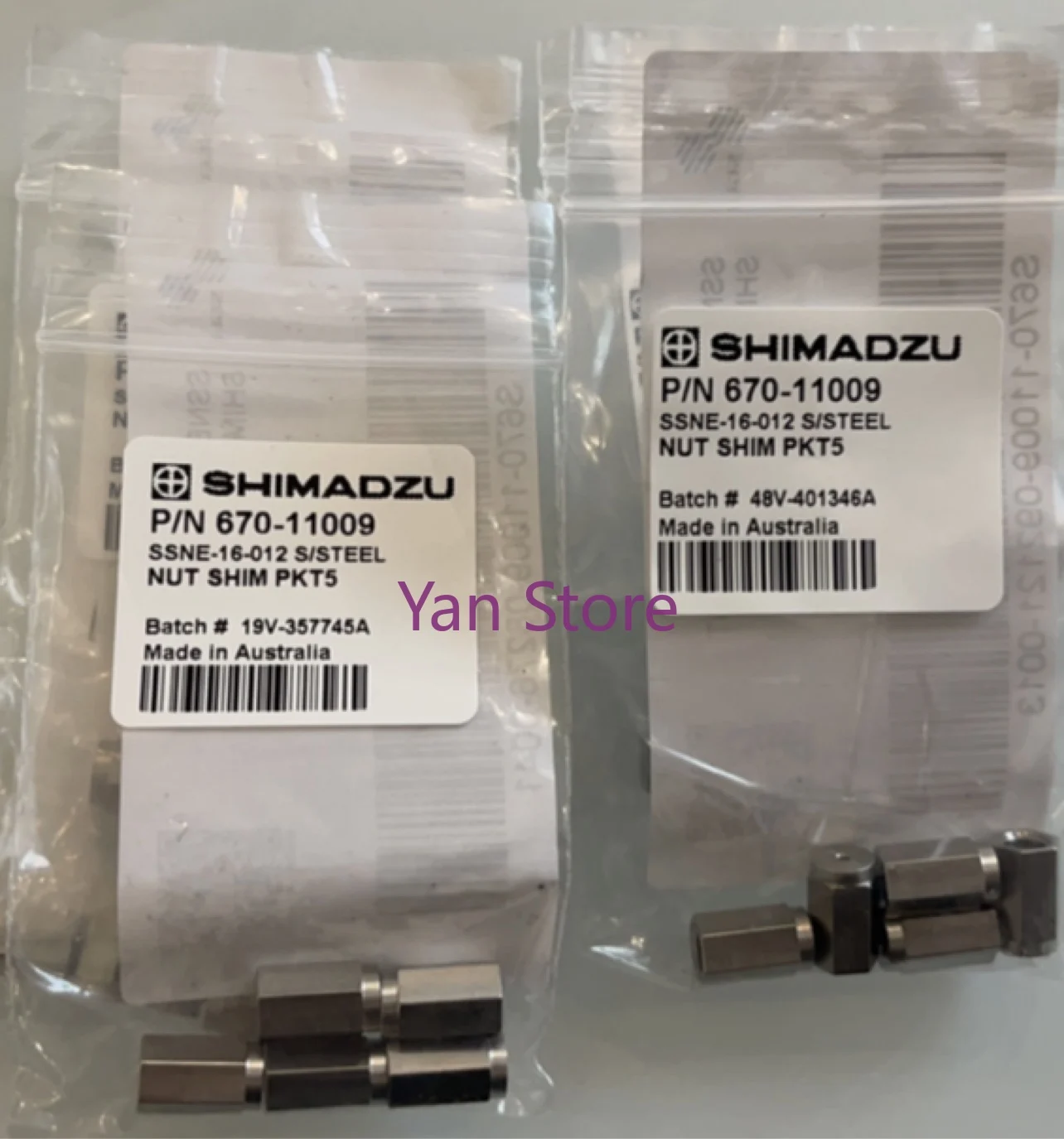 

Гайки колонны Shimadzu GCMS 670-11009, 5 шт./пакет.