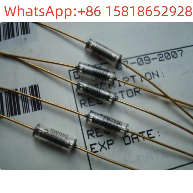 1pcs 1W 10K 10000Ω VISHAY gold lead 0.1% glass fibre high-precision audiophile resistor 12K-2 model