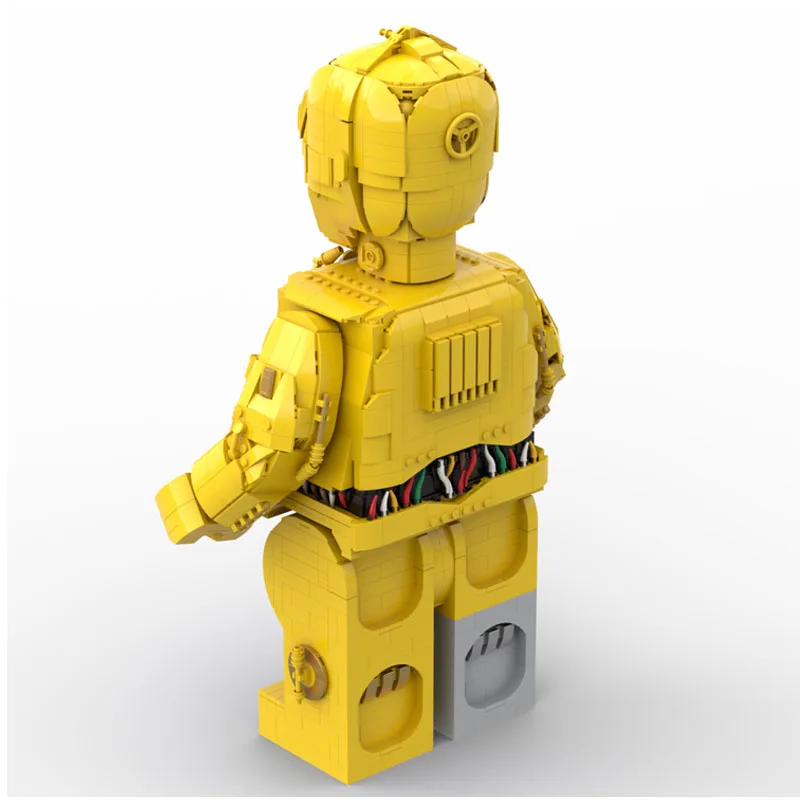 

MOC-140976 Movie C-3PO Giant Pottery Building Block Model 2545 PartsMOC Creative Boy Children's Birthday Building Block Toy Gift