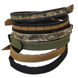 VULPO-cinturón táctico de combate para hombre, cinturón Molle de dos capas, estilo Ronin, de 1,5 pulgadas, para caza y Airsoft