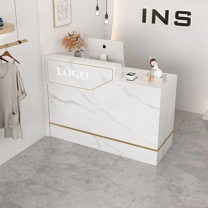 

Welcome Display Reception Desks Modern Minimalist Design Hotel Reception Desks Aesthetic Executive Escritorio Trendy Furniture