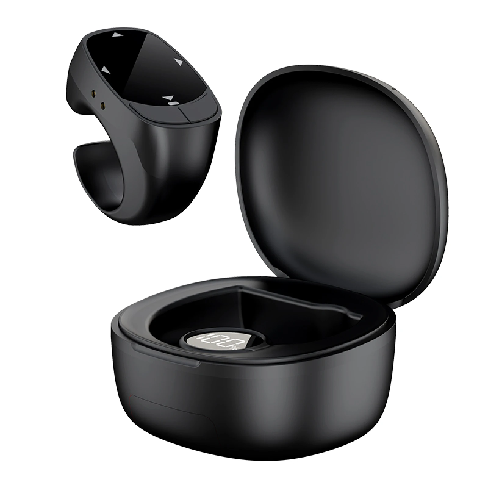 Finger Ring Bluetooth-Compatible Remote Controller for Selfie Video Page Turner Phone Holder