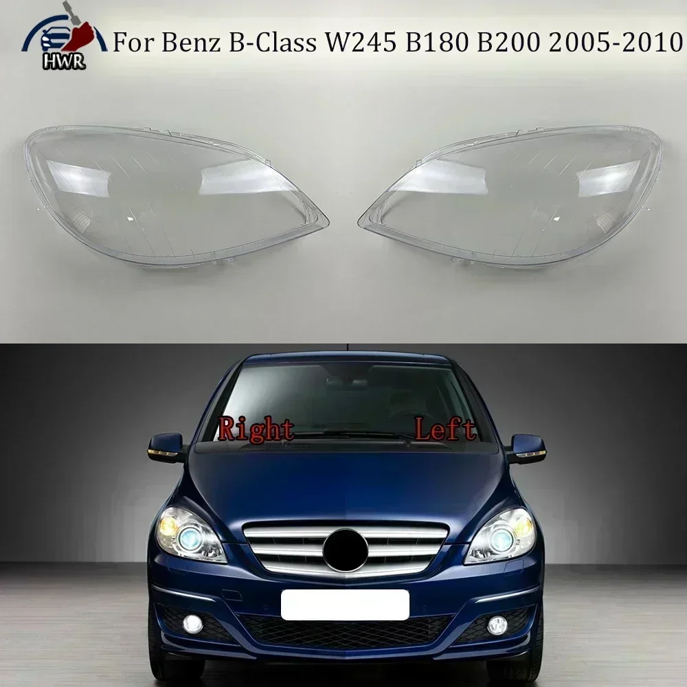 

Для Benz B-Class W245 B180 B200 2005-2010 абажур для фар прозрачная крышка фары линза заменить оригинальный корпус из плексигласа