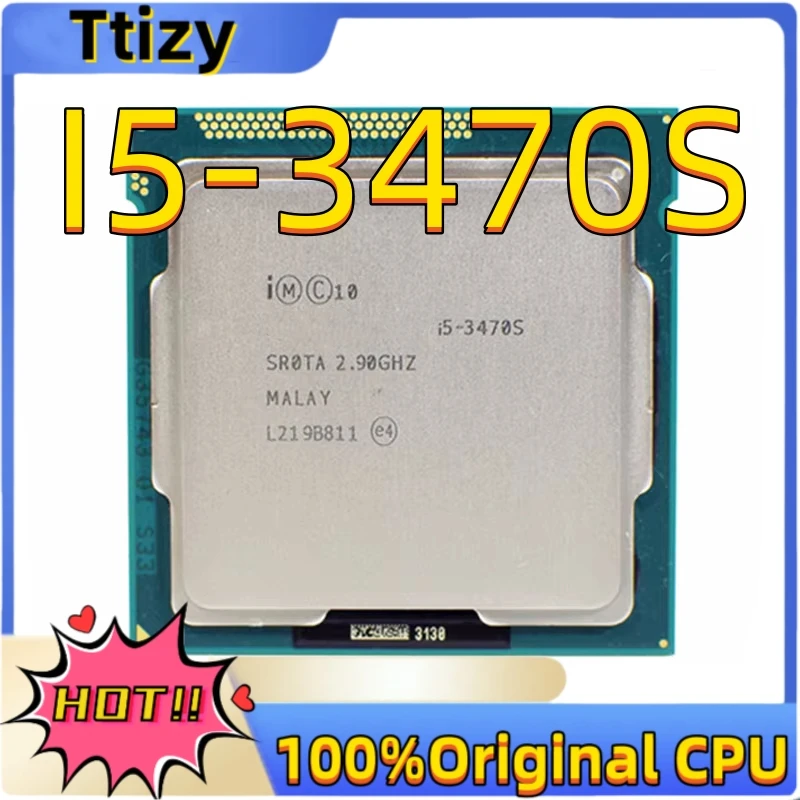 Core i5-3470S i5 3470S 2.9 GHz Quad-Core Quad-Thread CPU 6M 65W LGA 1155