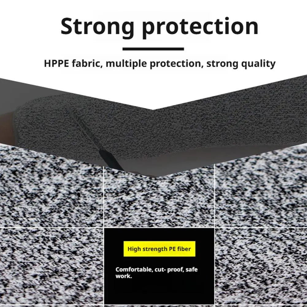 المستوى 5 HPPE قطع مقاومة المضادة للثقب حماية العمل غطاء للذراع الذراع كم صيانة السيارات قفازات العمل الواقية  #4