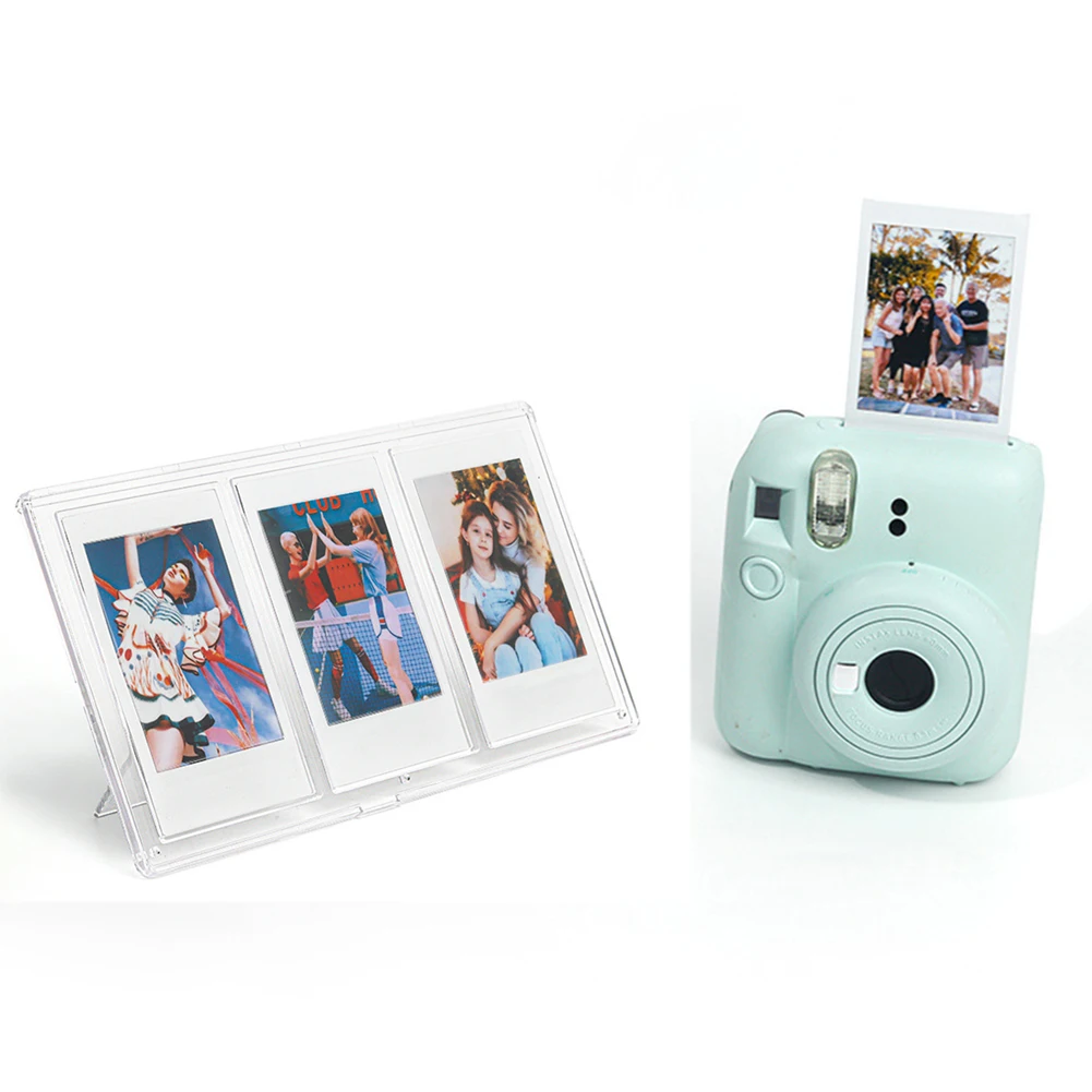 3 inch Mini Film Photo Frame Transparent Photo Album for Instax Mini 12/11/9/8 Arylic Photo Frame Photocard Holder