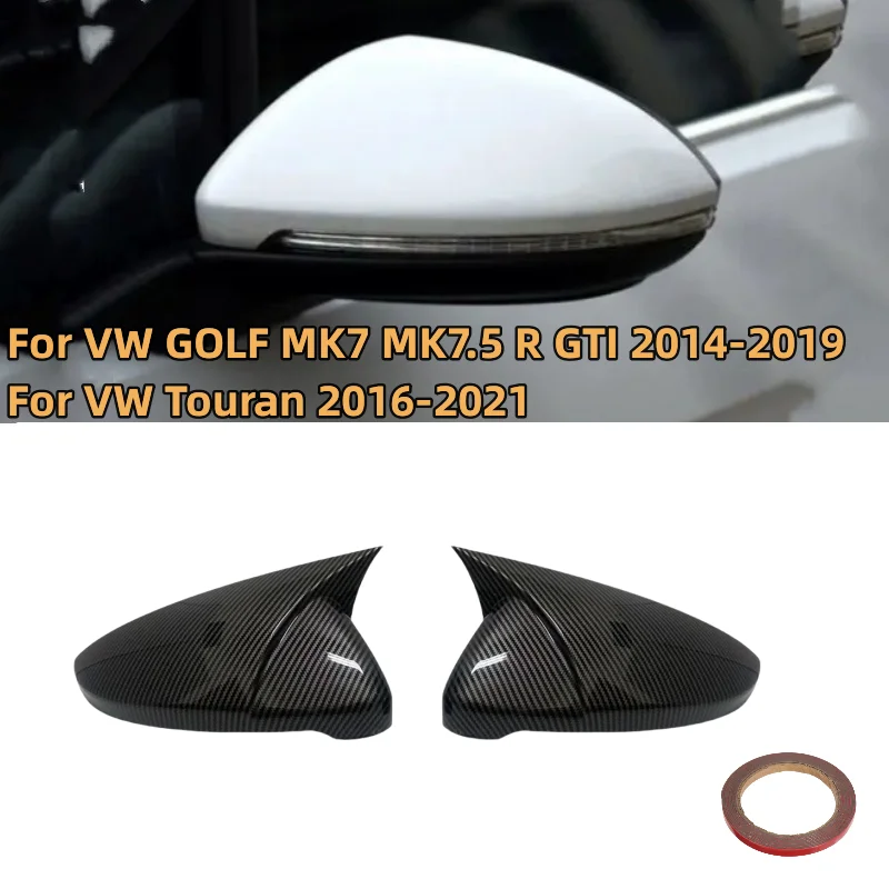

Car Side Wing Rearview Mirror Shell Cover Trim For VW Golf 7 MK7 7.5 GTI GTD GTE R for Touran 2013-2020 Car Accessories
