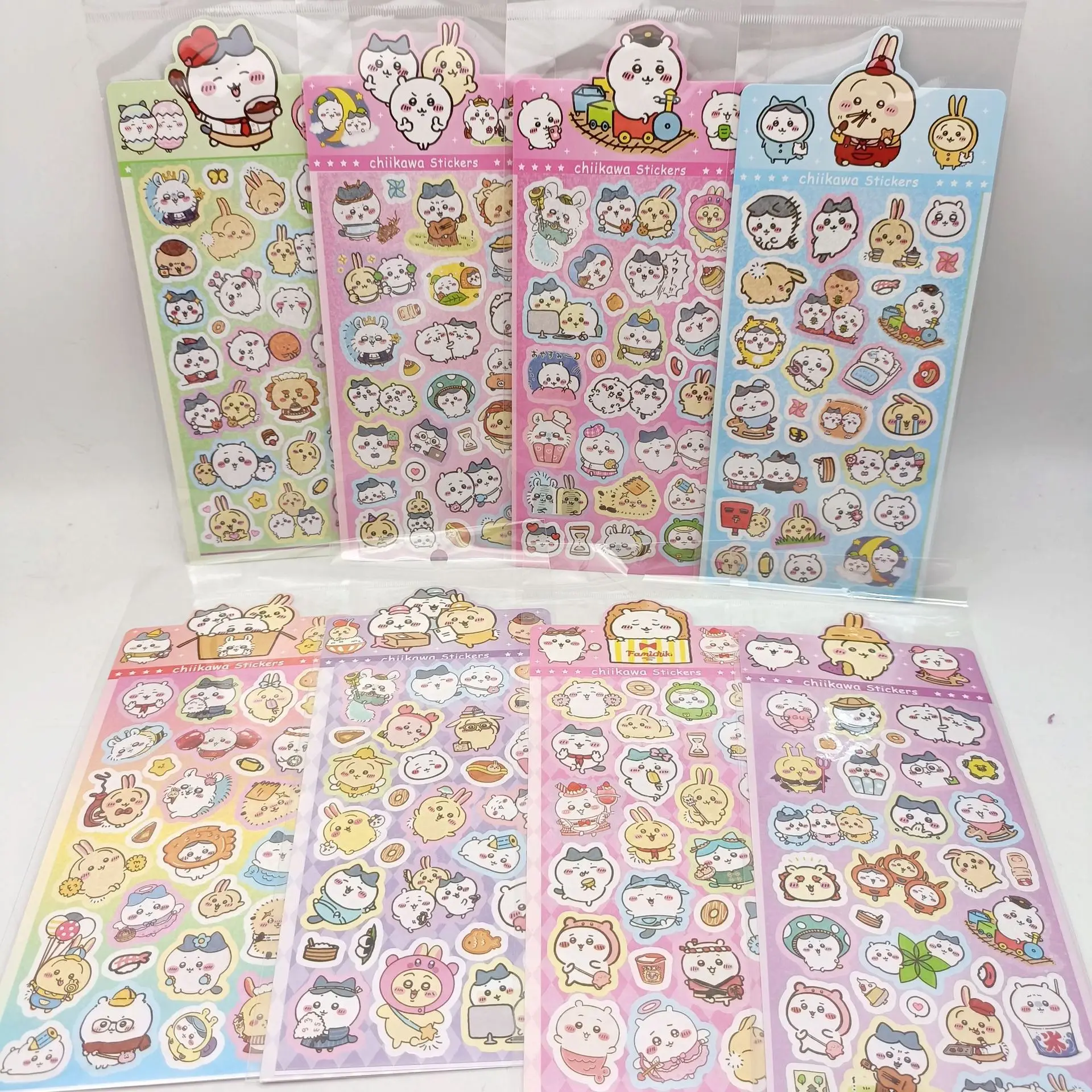 20 Blatt Mix Kawaii Chiikawa Anime-Aufkleber, Niedliche Sticker für Tagebücher, Koffer, Handyhüllen, Laptops, Kinderspielzeug und Geschenke – Detail 2