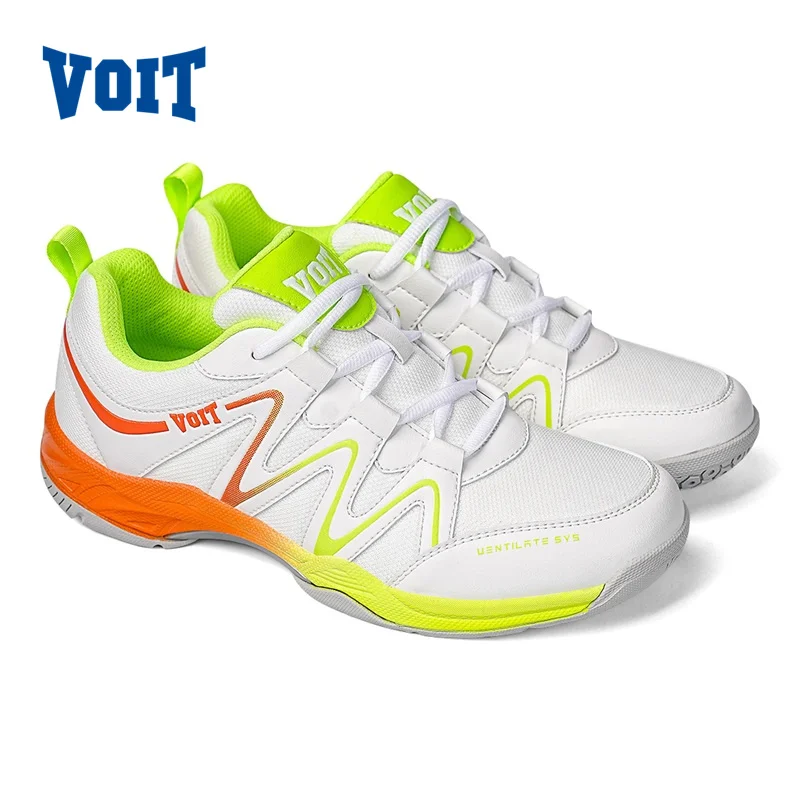 VOIT Badminton Shoes Man and Woman Non-slip Wear-resistant Shock-absorbing Sneakers  Ultra-light Tennis Ping pong Training Shoes