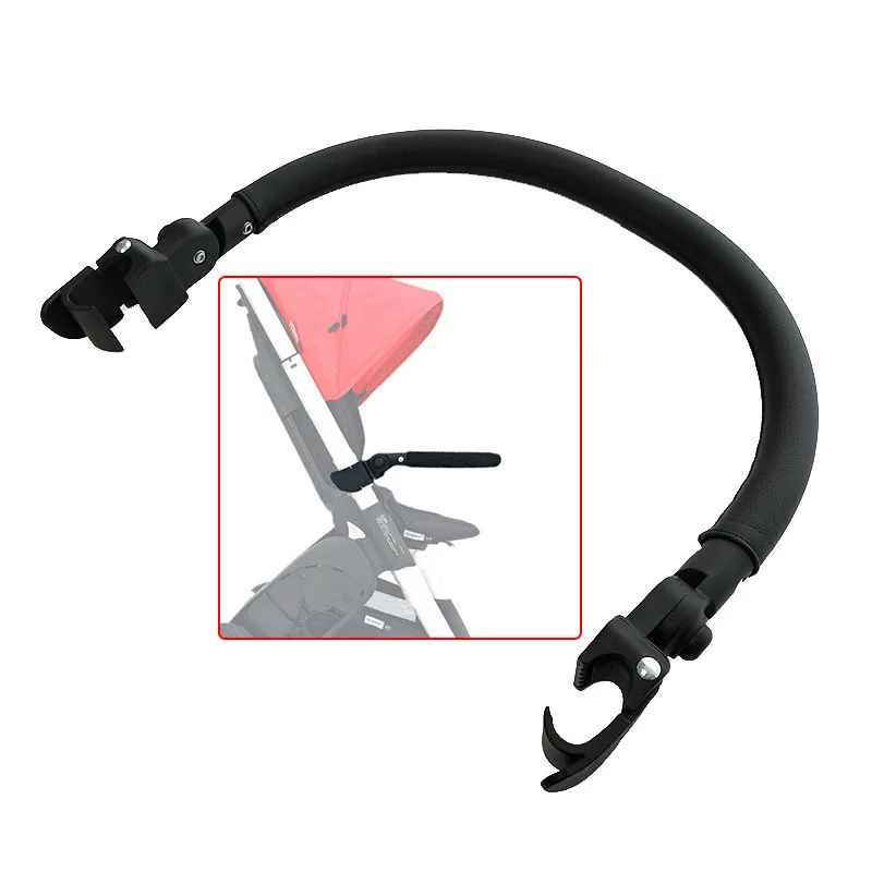 Buggy Bumper Bar For Bugaboo Ant Pushchair Leather Cover Stroller Armrest Handrail Security Fence Baby Replace Accessories