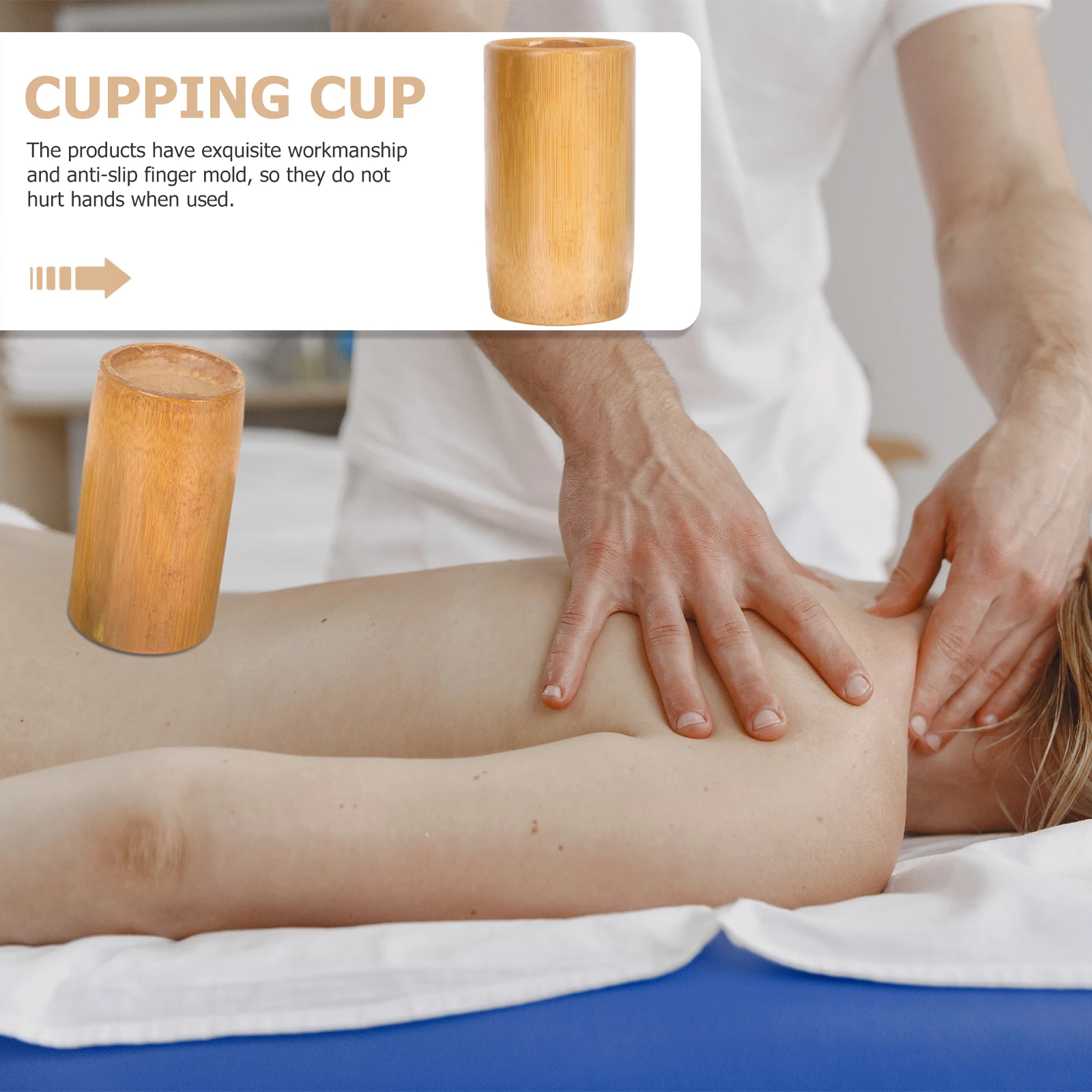 

5pcs Premium Bamboo Cupping Cups Strong Adsorption Body Massage Therapy Tool Home Salon Use Reliable Cupping Accessories Sturdy