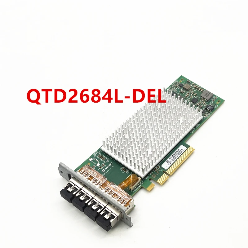 

Original LOGIC QTD2684L-DEL 0T4RXP SR SFP+PCI-E X8 16GB Storage Fiber HBA Card for Server Computer
