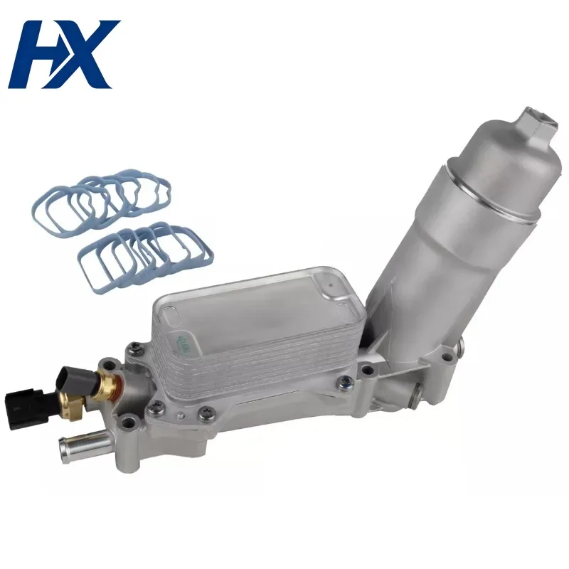 

68105583AA 68310865AB Aluminum Engine Oil Cooler Filter Housing Assy for Dodge Chrysler Ram Jeep 3.6L 11-16 68105583AF