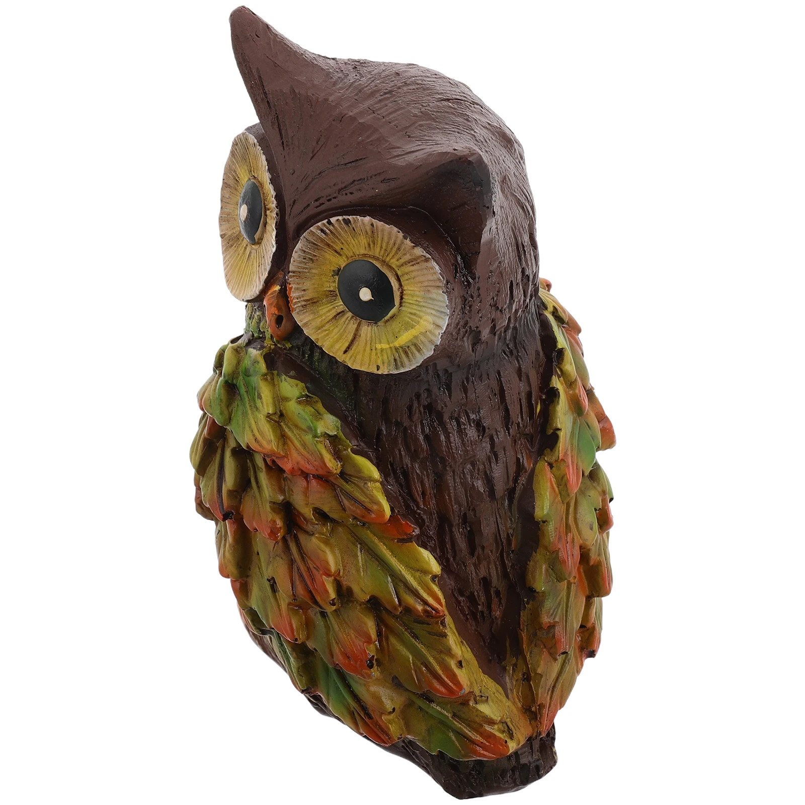 

Owl Ornament Micro Landscape Decorations Garden Statues Mini Home Sculptures Fake for Fairy Decorate Bonsai Miniatures