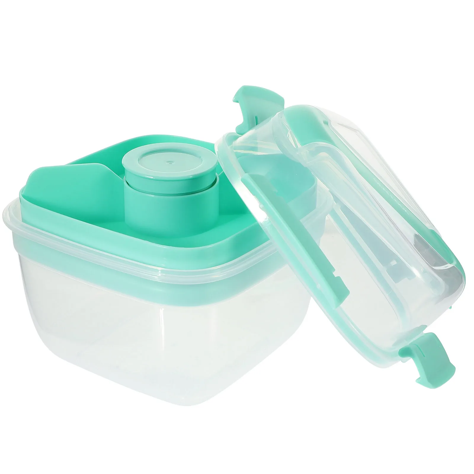 

Lunch Box Lunchable Container Stackable Fruit Microwavable Containers Holder Adult Snack Compartment Food