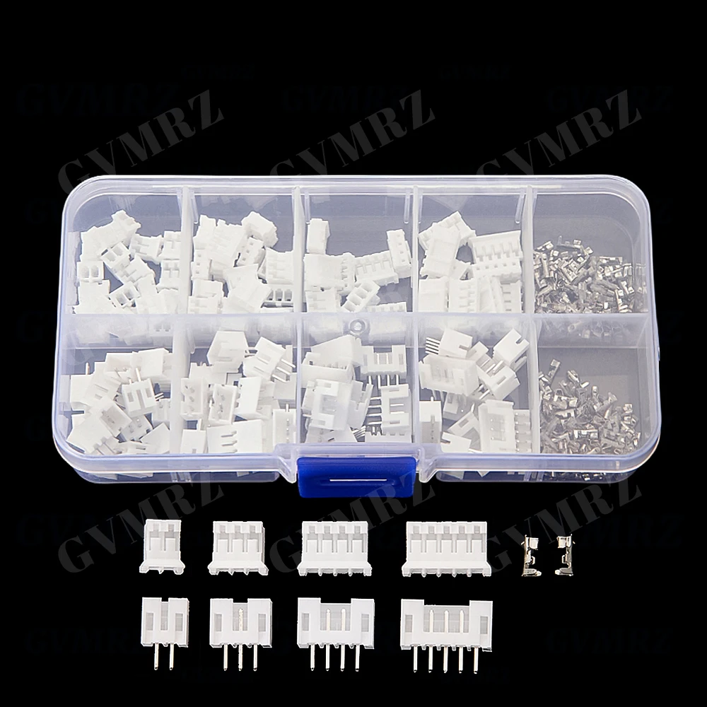 320pcs PH2.0 2p 3p 4p 5 pin 2.0mm Pitch Terminal Kit / Housing / Pin Header JST Connector Wire Adaptor PH Kits 2-5P