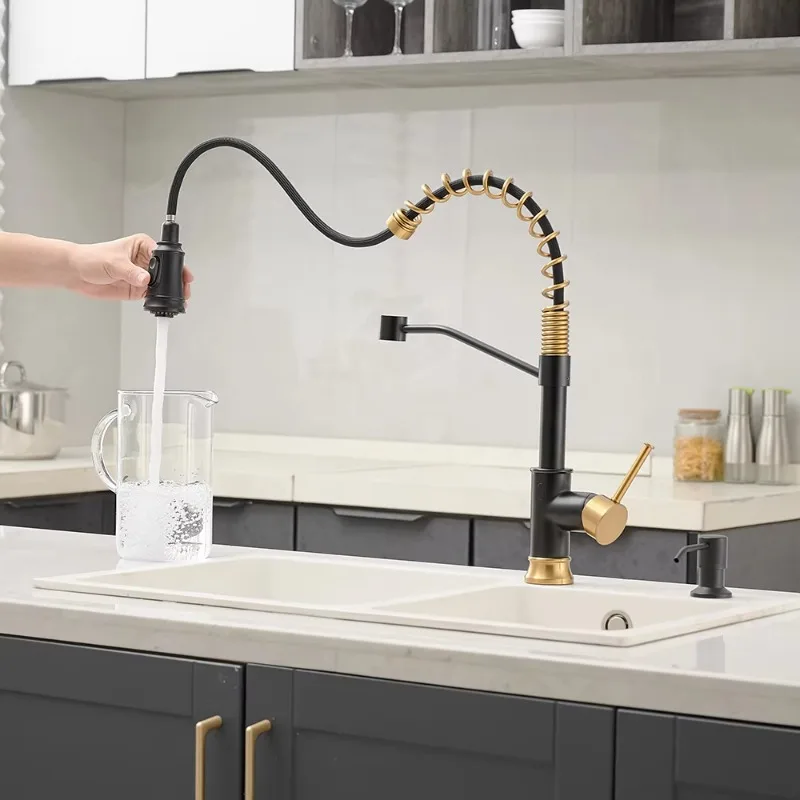 

Customizable Single Handle Wall Mounted Kitchen Faucet Luxury for Kitchen