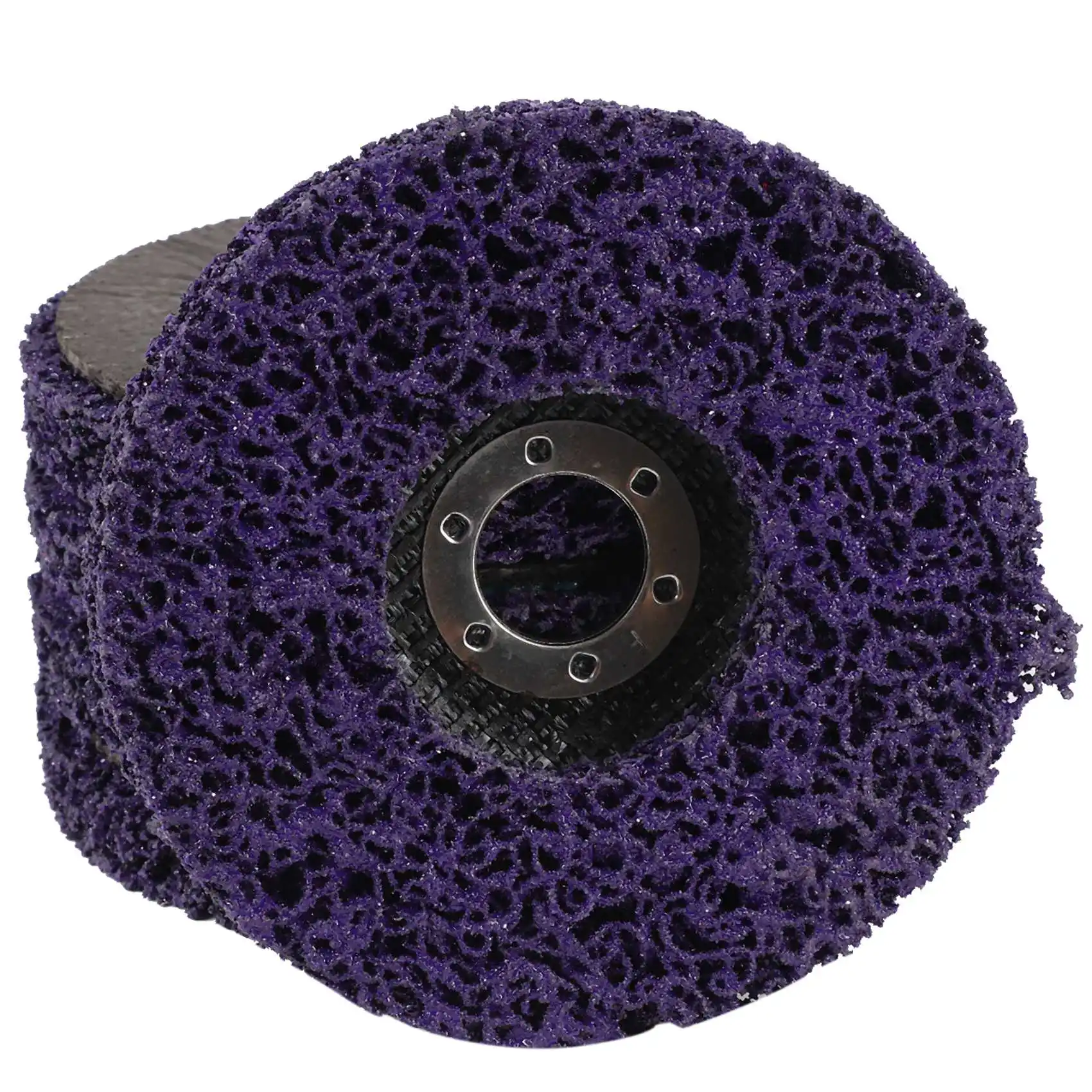 AF93-5Pcs Disco de tira de amoladora de rueda abrasiva, disco de tira de polietileno de 125 Mm, eliminación de óxido de pintura de rueda, limpieza para eliminación de amoladora angular