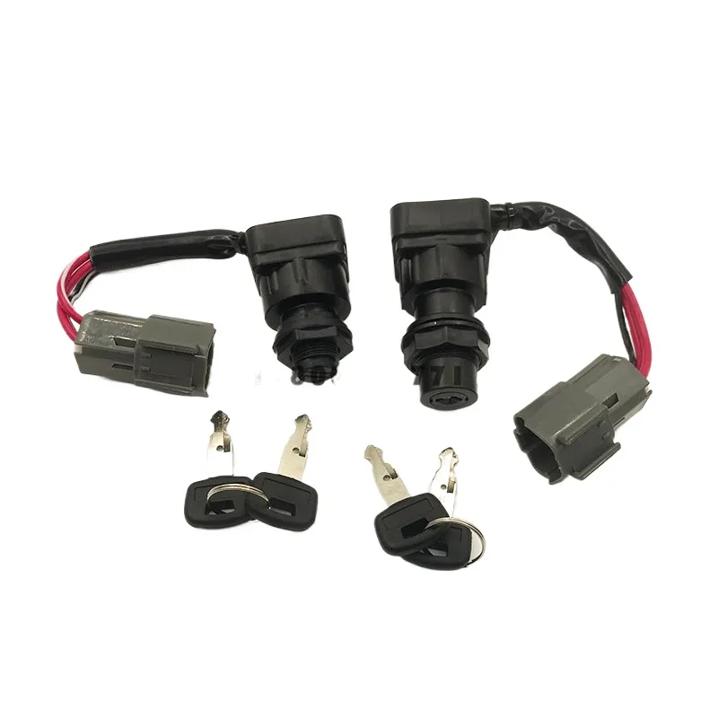 For Kubota Ignition Switch Key U15/u30//kx155 163 175 Start Switch Lock Excavator Accessories