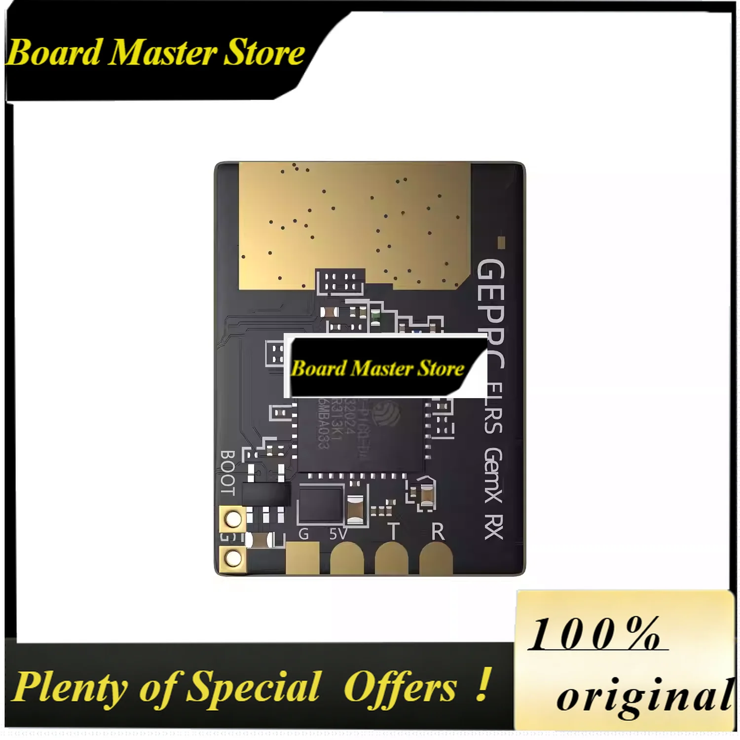 BoMaSGEPRC ELRS 915M/2.4G GemX Gemini Dual Frequency Receiver 100mW LR1121 ESP32 TCXO Receiver For RC Drone FPV DIY