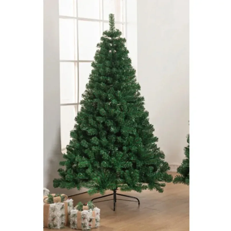 PVC Artificial Christmas Tree Encryption with LED Christmas Tree Lights 1.2m to 3m Christmas Family Hotel Atmosphere Decorations