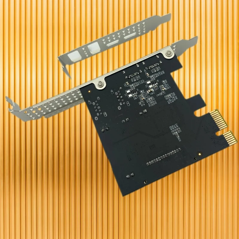 USB3.1 Gen1 5Gbps Dual Type-A & Type-C USB-C Female to PCI Express 1x Expansion Card Adapter uPD720201 with Low Profile Bracket