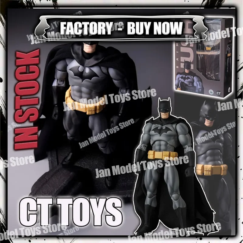 

В наличии Ct Toys DC Batman Hush Mafex 126 Летучая мышь Человек Аниме Фигурка Коллекция Статуя Модель День Рождения Мальчики Подарки Для Детей Игрушки