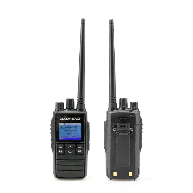 2pcs wholesale DM-1703 DMR mobile new ham radio baofeng dm 1703 two-way radio dual band Digital dmr Handheld talkie-walkie