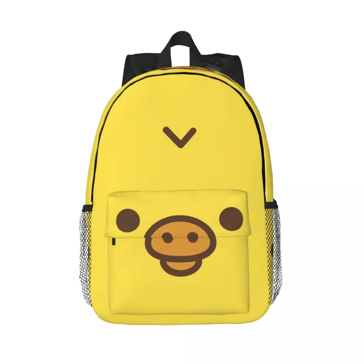 

Cute Kiiroitori Pattern Rilakkuma Backpack Hot Sale Daypack Boys Girls BookBag Shoulder Bags for Men Women Children School Bag