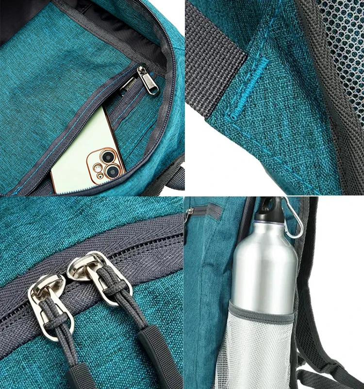 Leichter Faltbarer Outdoor-Sportrucksack mit Großer Kapazität, Wasserdichter Wanderrucksack für Freizeitaktivitäten und Täglichen Gebrauch, Unisex – Detail 8