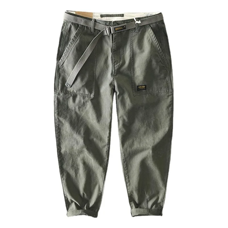 The new 2025 outdoor sports casual cargo pants baggy straight trend leggings handsome Hong Kong trend pants Male Outfit Trousers