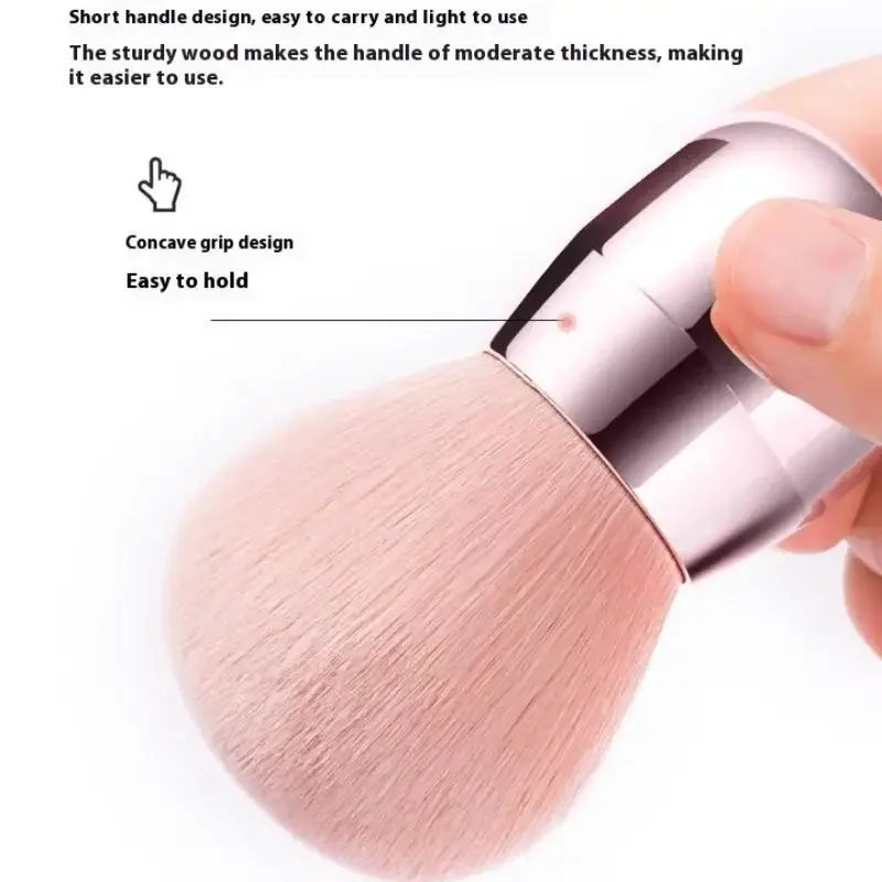 1/4Pcs Professionals Nails Art Mushroom Brush Round Paint Gel Dust Cleaning Make Up Brush Manicure Design Accessorie