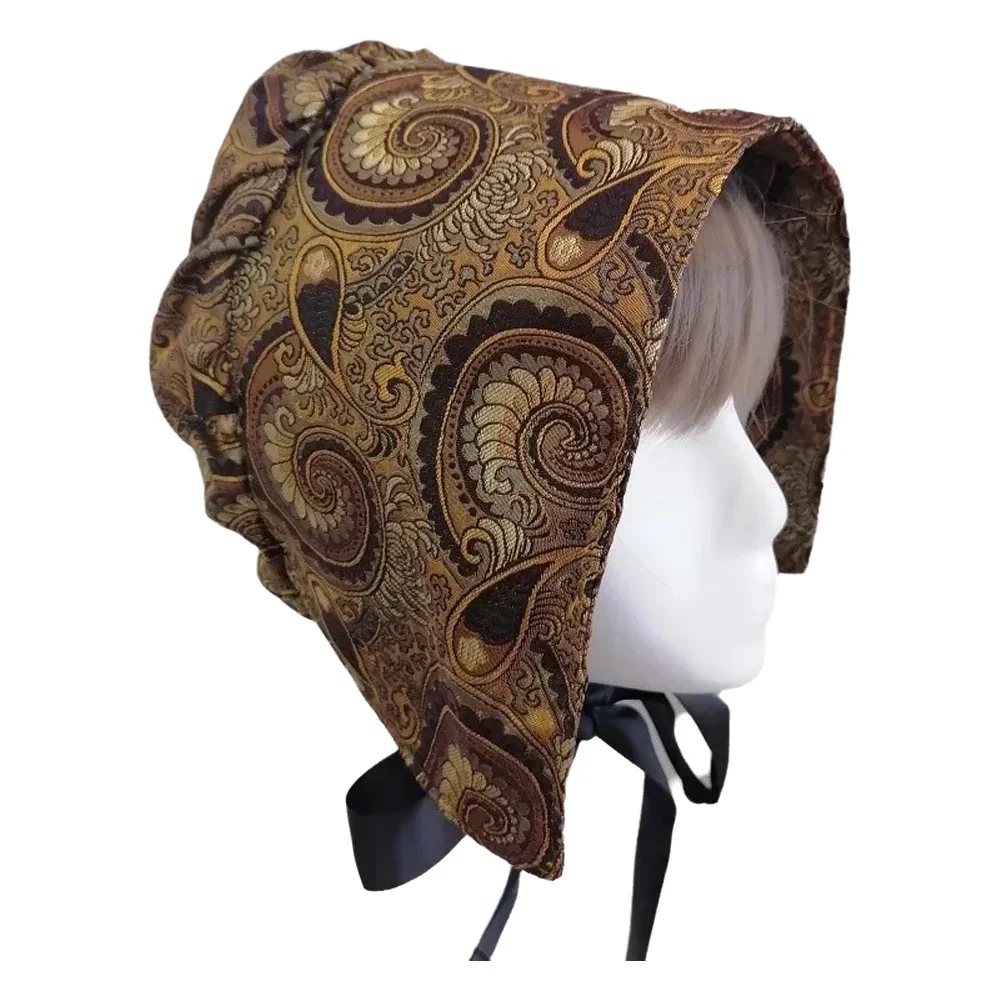 

Средневековая шляпа от солнца в стиле ретро с галстуком-бабочкой и кружевной отделкой для женщин