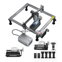 ATOMSTACK X20 Pro 130W Quad-Core Diode Laser Engraving Machine +Air Assist Pump+ Rotary Roller for Cylinders Bottle Shaker Glass