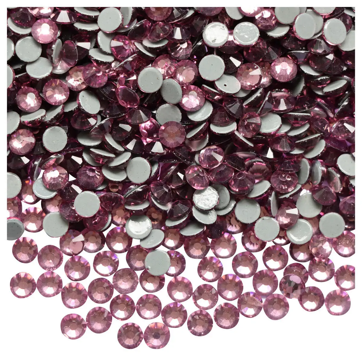 

Light Amethyst / Purple Hot Fix Rhinestones Iron On Flatback Crystal Glass Stones DIY Jewelry Making Accessories