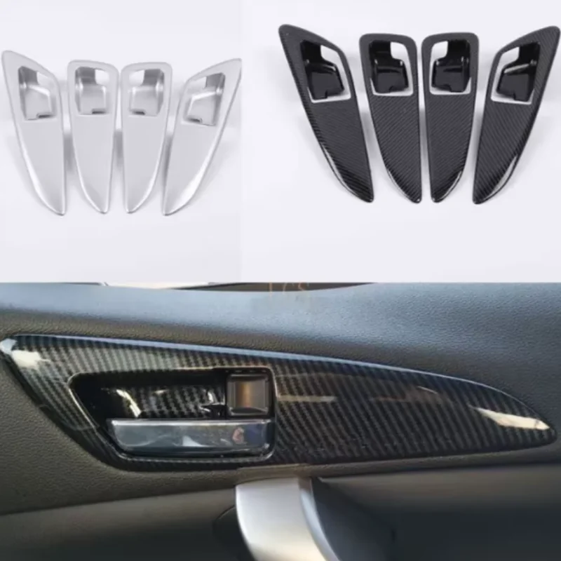 

LHDFor Mitsubishi Eclipse Cross 2018-2022 ABS Chrome Inner door bowl Inner door handle decoration frame anti-scratch car styling