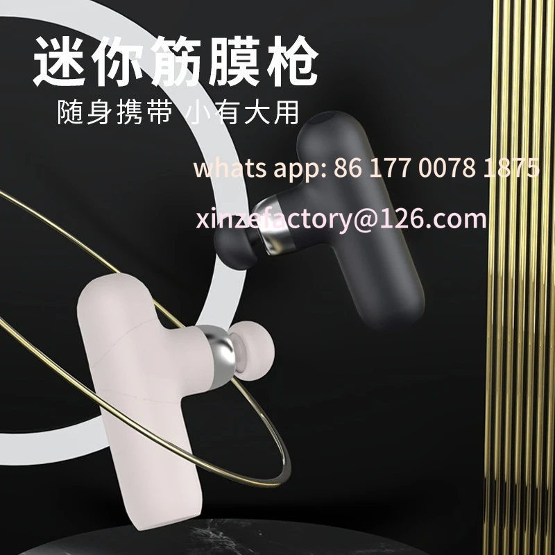 Customizable New Hot Compress Portable Fascia Gun Muscle Mini Massager Fascia Gun Fitness Sports Fascia Gun