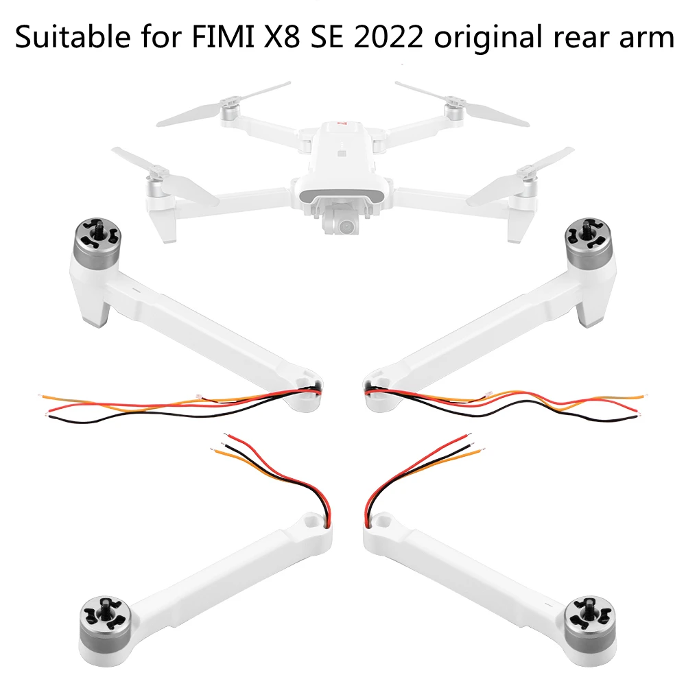 Imagem -02 - Brand Novidades Traseiro Esquerdo Direito Corpo Braço Landing Gear com Motor do Motor para Fimi X8se 2023 Drone Repair Parts Acessórios